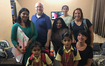 Delegation from US visits VatsalyaGram  Student Exchange Program